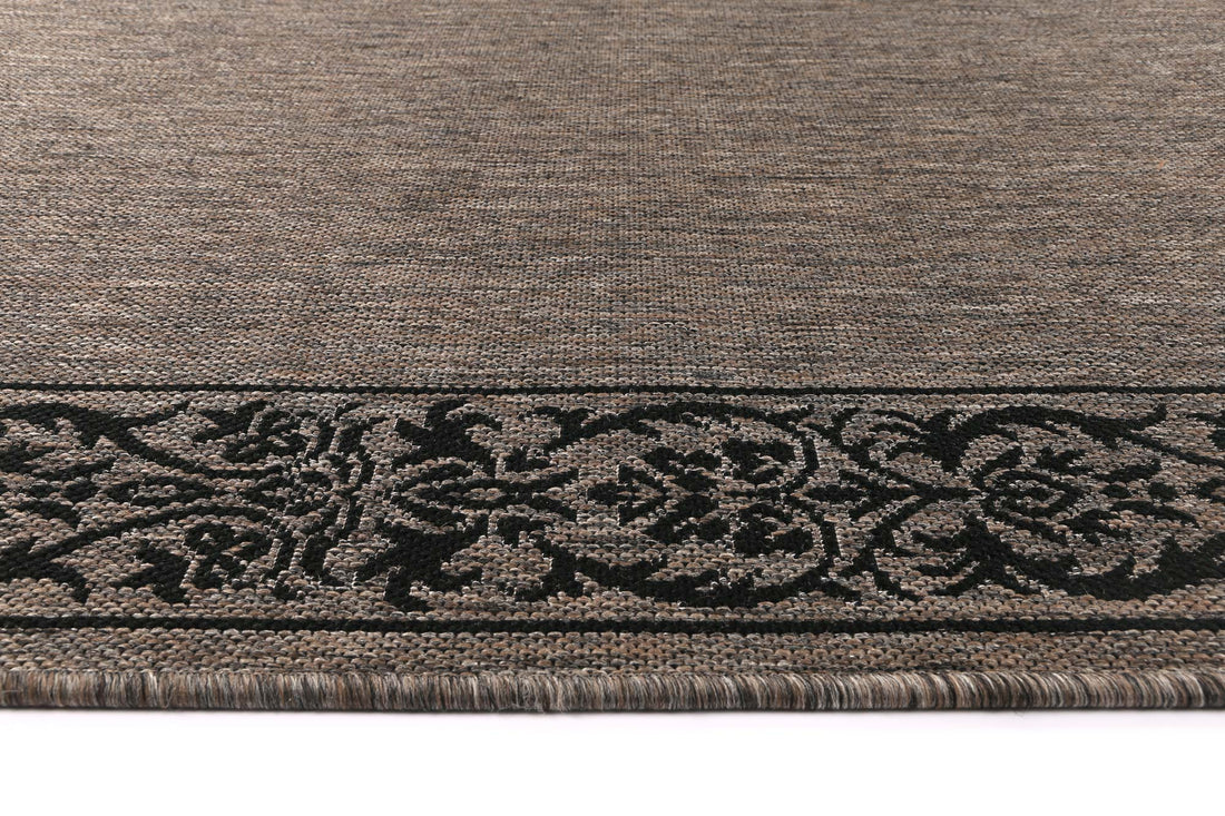 Sisalo Ebony Bordered Rug