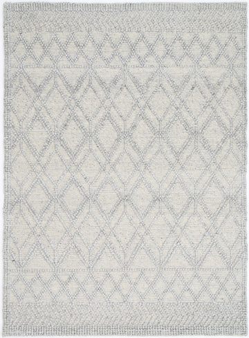 Himalaya Cobblestone Tribal Grey Wool Rug