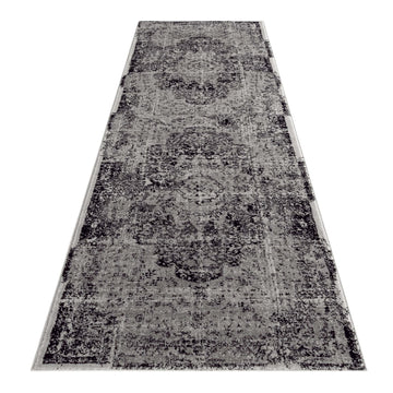 Desire 1220 Grey Hallway Runner