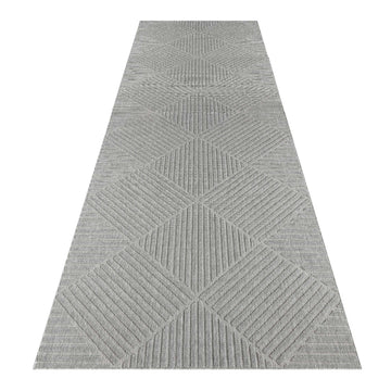 Havana 350 Lt Grey Hallway Runner