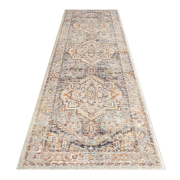 Luna 7405 Grey Hallway Runner