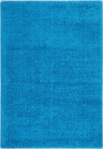 Puffy Soft Shag Teal Rug