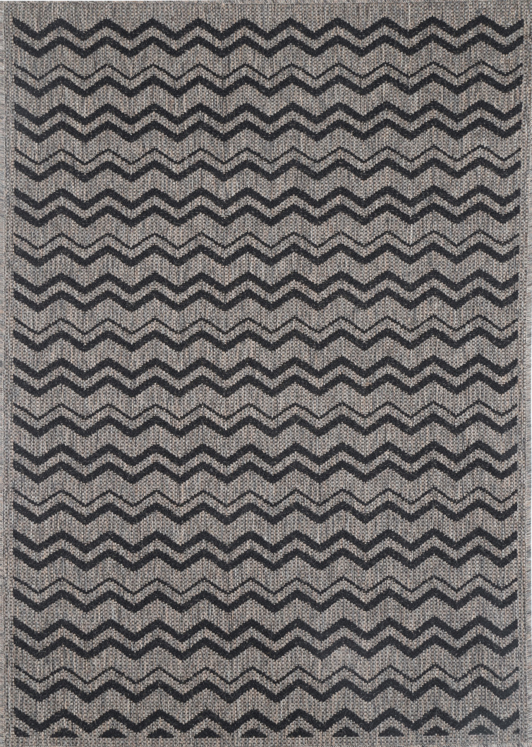 Sisalo Brown Beige and Black Geometric Rug